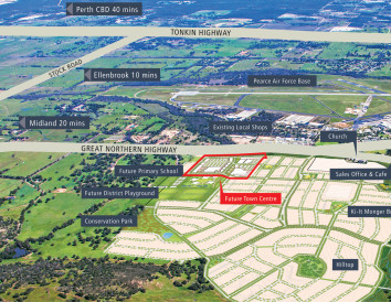 Kingsford Town Centre - Boomerang Road, Bullsbrook